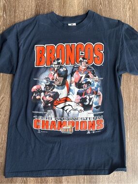Denver Broncos 1998 AFC Western Champions Graphic Tee